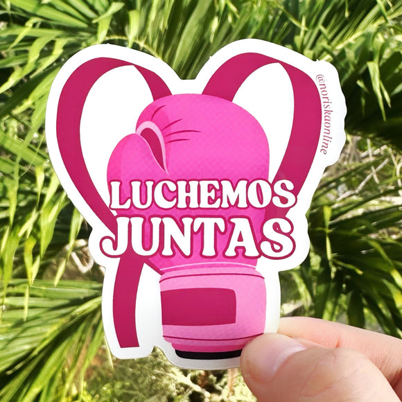 Sticker cancer de mama breast cancer sticker in spanish