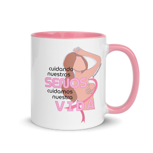 Taza del autoexamen para detectar cáncer de seno en español