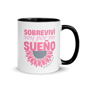 Taza para sobrevivientes de cáncer de seno.