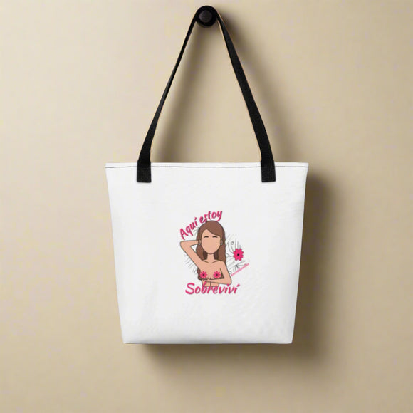 tote bag sobrevivientes cancer de seno