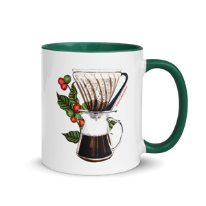 Taza de café colao en Puerto Rico 
