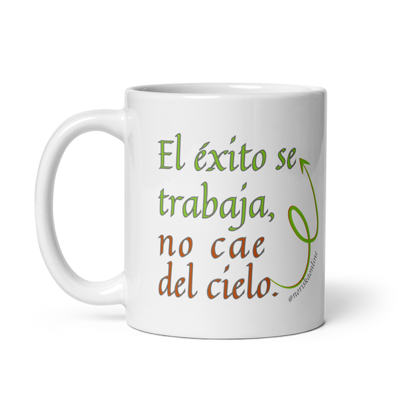 Taza motivacional con frase 