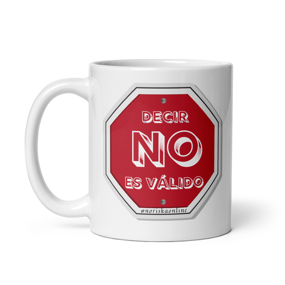 Taza con frase motivacional para mujer latina: 