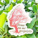 Firme en mi proposito Sticker Motivational Sticker