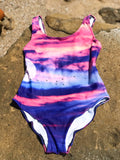Traje baño para mujer con imagen del cielo de Puerto Rico
