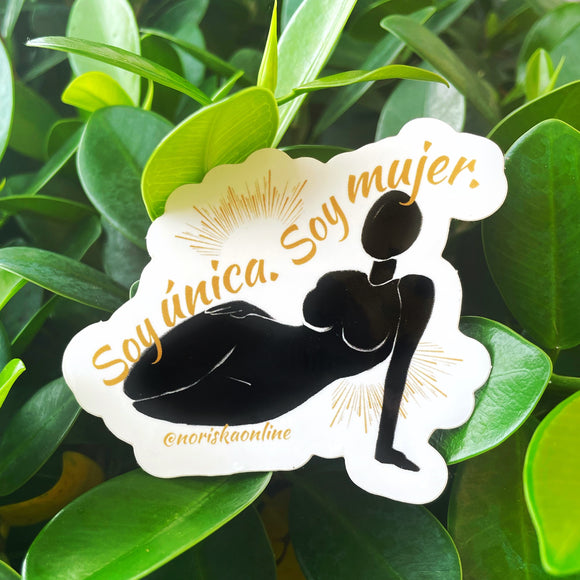 Sticker motivacional para mujeres boricuas y latinas 1