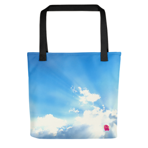 Cartera para tu vida diaria y verano con las imágenes del hermoso cielo de Puerto Rico: el cielo de mediodía.
