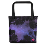 Cartera para tu vida diaria y verano con las imágenes del hermoso cielo de Puerto Rico: el cielo de medianoche.