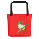 Cartera resistente y elegante con la hermosura de nuestra ave endémica: el San Pedrito. Puerto Rico.