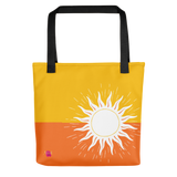 Cartera con los colores del caliente Sol de mediodía en el trópico caribeño al que pertecemos en Puerto Rico.