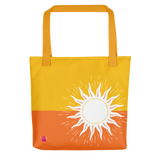 Cartera con los colores del caliente Sol de mediodía en el trópico caribeño al que pertecemos en Puerto Rico.