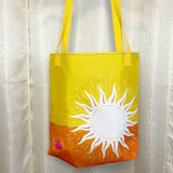 Cartera con los colores del caliente Sol de mediodía en el trópico caribeño al que pertecemos en Puerto Rico.