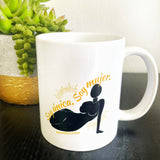 Taza con frase motivacional | Motivational coffee mug for women in spanish