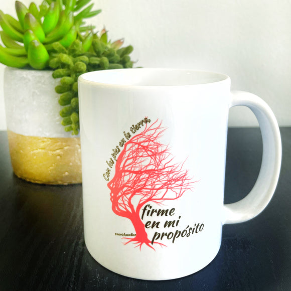 Taza con frase motivacional | Motivational coffee mug