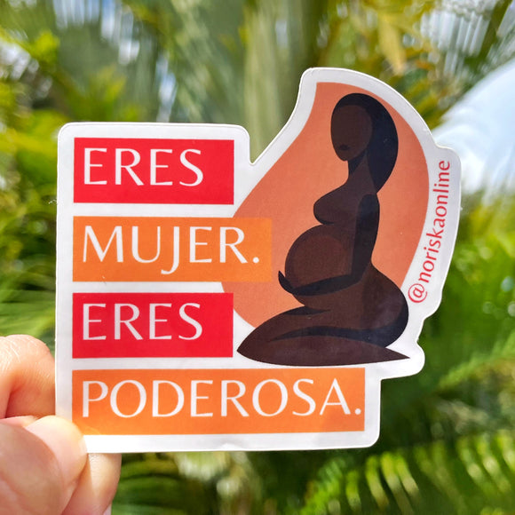 sticker frase motivacional mujer 1