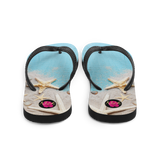 Chancletas (Flip Flops) con imagen de playas de Puerto Rico