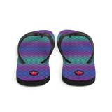 "Chancletas" (Flip Flops) con representación artística de unos de los seres más reconocible del mar de Puerto Rico: sus peces.