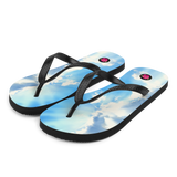 "Chancletas" para en tu vida diara y verano con las imágenes del hermoso cielo de Puerto Rico: el cielo de mediodía.