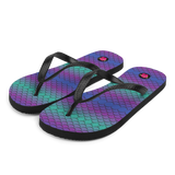 "Chancletas" (Flip Flops) con representación artística de unos de los seres más reconocible del mar de Puerto Rico: sus peces.