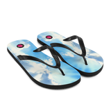 "Chancletas" para en tu vida diara y verano con las imágenes del hermoso cielo de Puerto Rico: el cielo de mediodía.