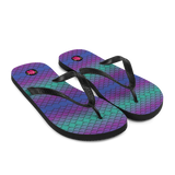 "Chancletas" (Flip Flops) con representación artística de unos de los seres más reconocible del mar de Puerto Rico: sus peces.
