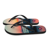 Chancletas (Flip Flops) con imagen de playas de Puerto Rico