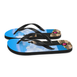 Chancletas (Flip Flops) con imagen de El Morro en el Viejo San Juan, Puerto Rico