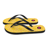 "Chancletas" artísticas representativas del resplandor al amanecer de Puerto Rico.