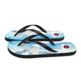 "Chancletas" para en tu vida diara y verano con las imágenes del hermoso cielo de Puerto Rico: el cielo de mediodía.