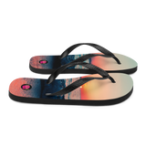 Chancletas (Flip Flops) con imagen de playas de Puerto Rico