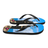Chancletas (Flip Flops) con imagen de El Morro en el Viejo San Juan, Puerto Rico