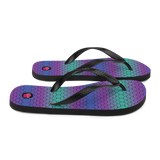 "Chancletas" (Flip Flops) con representación artística de unos de los seres más reconocible del mar de Puerto Rico: sus peces.