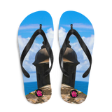 Chancletas (Flip Flops) con imagen de El Morro en el Viejo San Juan, Puerto Rico