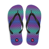 "Chancletas" (Flip Flops) con representación artística de unos de los seres más reconocible del mar de Puerto Rico: sus peces.
