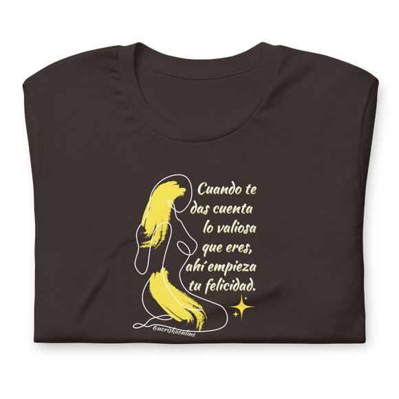 Camisa de frase motivacional para la mujer: 